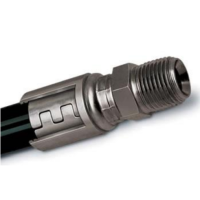 Gates MegaCrimp Hydraulic Couplings | Wire‑Braid/Spiral Hose Ends | Zinc‑Nickel Steel | Straight/Elbow | Match Dash Sizes | High Pressure Leak‑Free Crimp Fittings UAE